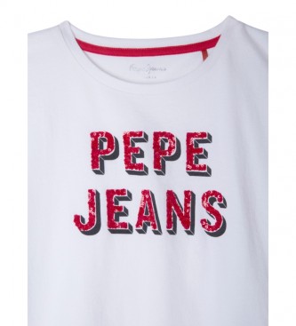 Pepe Jeans T-shirt de mel branca