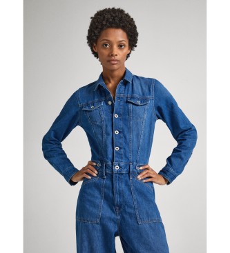 Pepe Jeans Combinaison utilitaire Hunter bleue