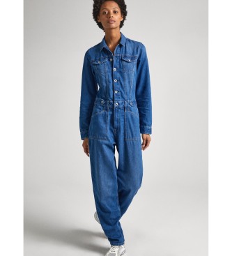 Pepe Jeans Combinaison utilitaire Hunter bleue