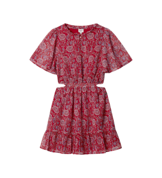 Pepe Jeans Vestido Iliana vermelho
