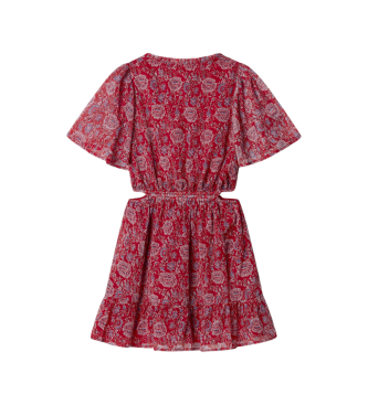 Pepe Jeans Vestido Iliana vermelho