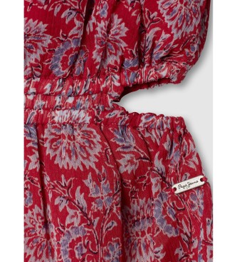 Pepe Jeans Vestido Iliana vermelho