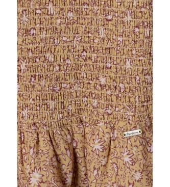 Pepe Jeans Irella beige jurk