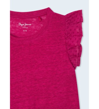 Pepe Jeans Różowa koszulka Itzel