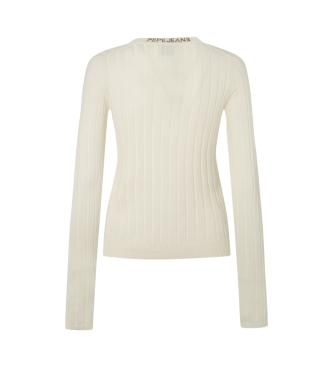 Pepe Jeans Cardigan bianco di Isabella