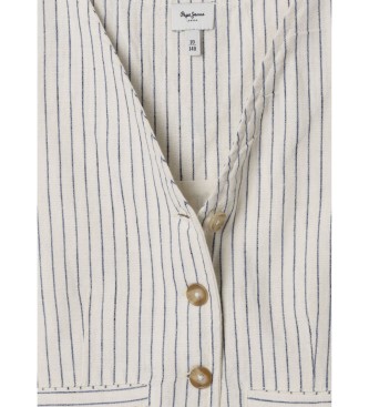 Pepe Jeans Chaleco Izzy blanco