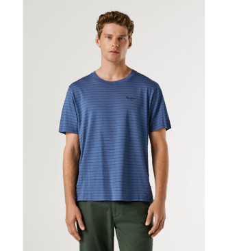 Pepe Jeans T-shirt � rayures Jacko bleu