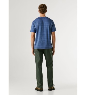 Pepe Jeans T-shirt � rayures Jacko bleu