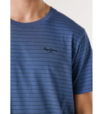 Pepe Jeans T-shirt � rayures Jacko bleu