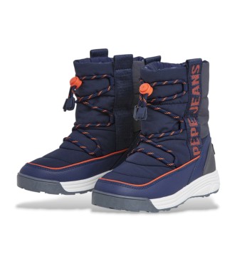 Pepe Jeans Jarvis Wasserfall-Stiefelette navy