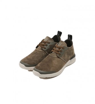Pepe Jeans Leather sneakers Jay Pro Desert taupe