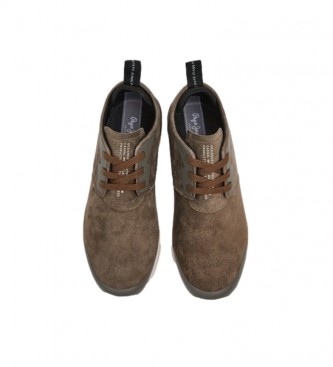 Pepe Jeans Jay Pro Desert taupe sapatos de couro