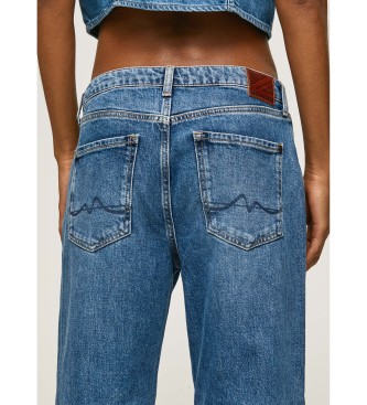 Pepe Jeans Jean Ani Fit Relaxed Mid Leg bleu