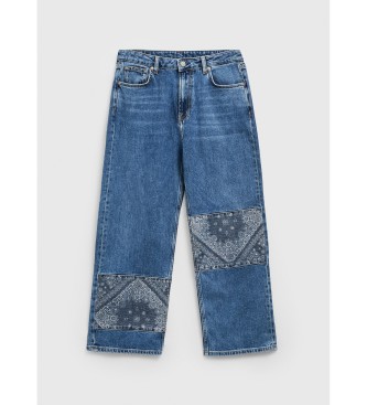 Pepe Jeans Jean Ani Fit Relaxed Mid Leg blue