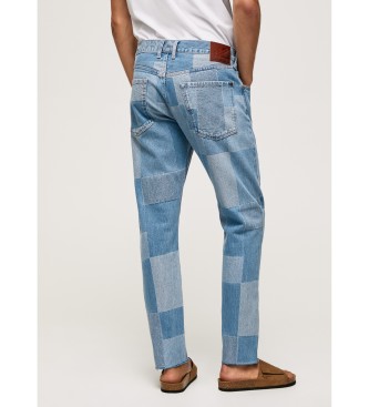 Pepe Jeans Jean Callen Fit Relaxed Mid Drawstring Relaxed azul