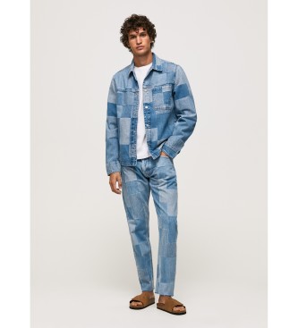 Pepe Jeans Jean Callen Fit Relaxed Mid Drawstring blauw