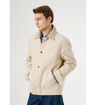 Pepe Jeans Jobriath jas beige