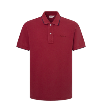 Pepe Jeans Polo John Gd Ss kastanjebruin