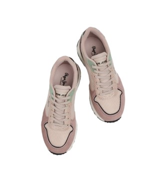 Pepe Jeans Ténis Joy Star Pink Leather Sneakers