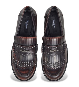 Pepe Jeans Judy Rock Loafers bordeaux