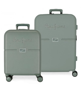 Pepe Jeans Accent hard case set green 55-70cm