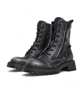 Pepe Jeans Kane Rub Lederstiefel schwarz