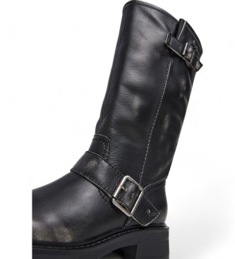 Pepe Jeans Kane Warm Leather Boots noir