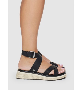 Pepe Jeans Sandali Kate Nature črni