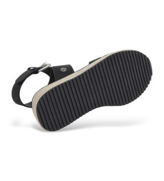 Pepe Jeans Sandali Kate Nature črni