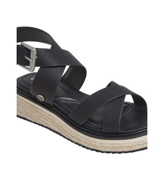 Pepe Jeans Sandali Kate Nature črni
