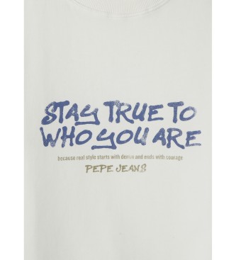 Pepe Jeans Sweat Keanon blanc