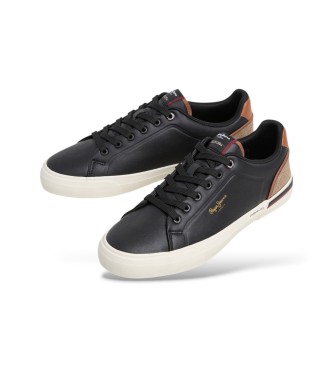 Pepe Jeans Turnschuhe Kenton Campus schwarz