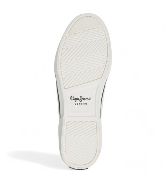 Pepe Jeans Kenton Club marine leren sportschoenen