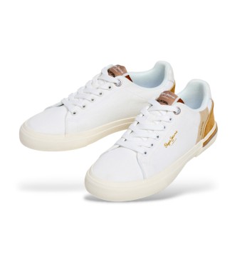 Pepe Jeans Kenton Combi witte sneakers