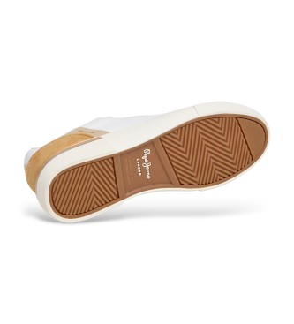 Pepe Jeans Kenton Combi witte sneakers