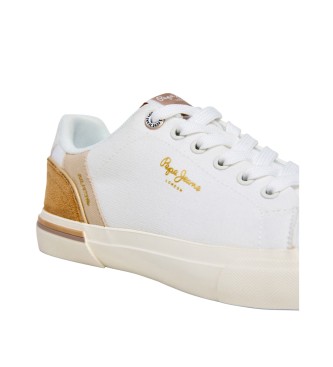 Pepe Jeans Kenton Combi witte sneakers