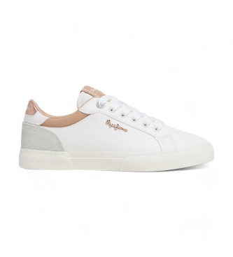 Pepe Jeans Kenton Court leather shoes white