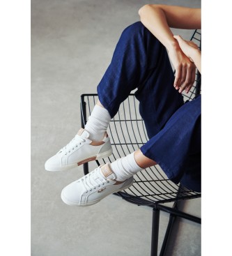 Pepe Jeans Kenton Court leather shoes white