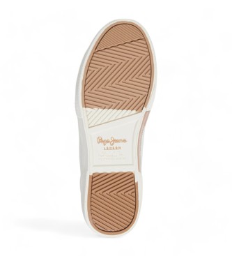 Pepe Jeans Kenton Court leather shoes white