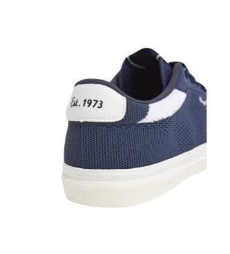 Pepe Jeans Sapatilhas Kenton Knit azul-marinho