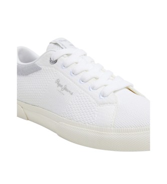 Pepe Jeans Sneakers bianche Kenton Knit