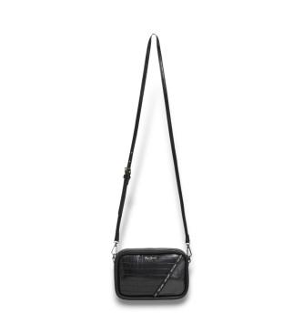 Pepe Jeans Sac Keyra Croco noir