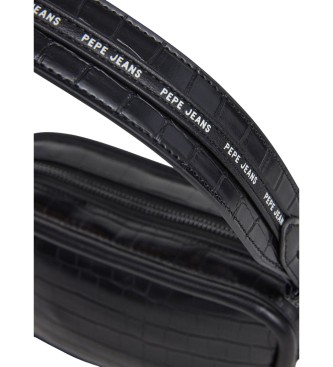 Pepe Jeans Sac Keyra Croco noir
