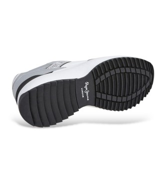 Pepe Jeans Kimi Mesh Leather Sneakers cinzento