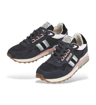 Pepe Jeans Sneakers in pelle nera Kingston College