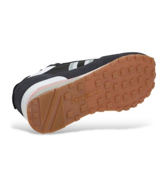 Pepe Jeans Sneakers in pelle nera Kingston College