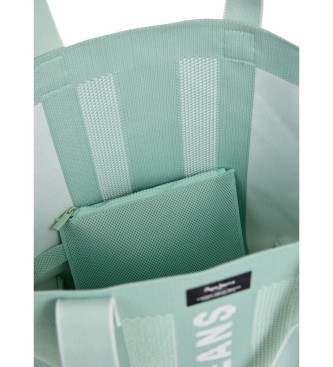 Pepe Jeans Knit Winslow blue shopper bag