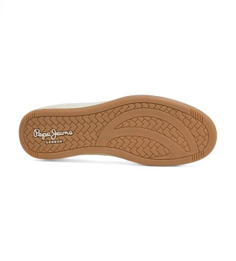 Pepe Jeans Kore Heritage sapatos de couro branco