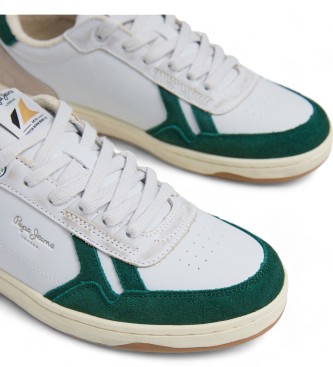 Pepe Jeans Kore Heritage leather shoes white