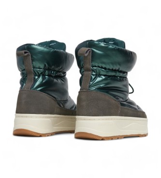 Pepe Jeans Kore Metallic grnne ankelstvler